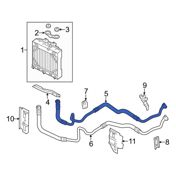 Engine Oil Cooler Line