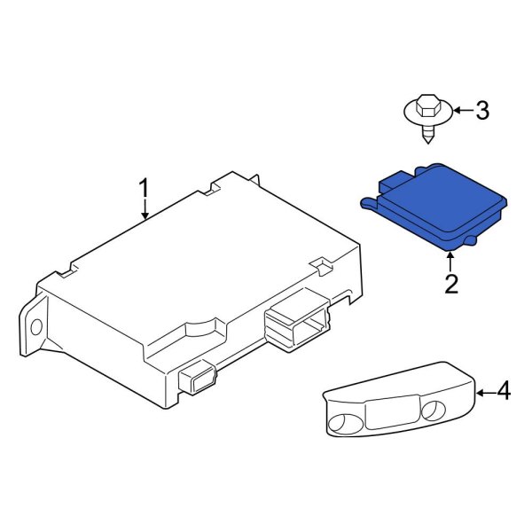 Blind Spot Detection System Warning Sensor