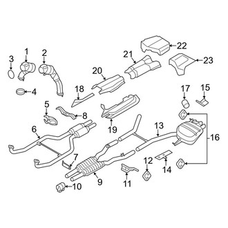 BMW OE - Exhaust System - Exhaust Components