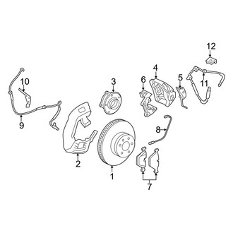 BMW OE - Front Suspension - Brake Components