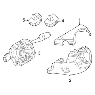 BMW OE - Steering Column - Shroud, Switches & Levers