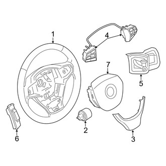 BMW OE - Steering Wheel & Trim (M Package), (Base)