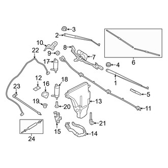 BMW OE - Windshield - Wiper & Washer Components
