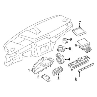 BMW OE - Instrument Panel - Cluster & Switches (Base)
