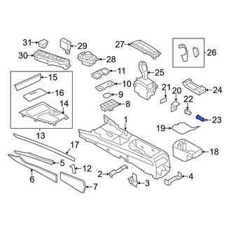 BMW OE - Rear 12 Volt Accessory Power Outlet