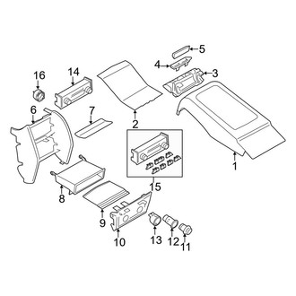 BMW OE - Rear Console