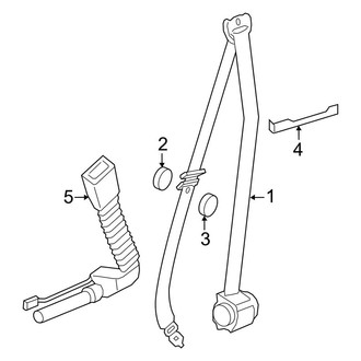 BMW OE - Restraint Systems - Front Seat Belts