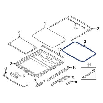 BMW OE - Sunroof Seal