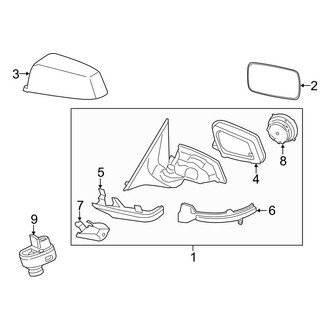 BMW OE - Front Door - Outside Mirrors