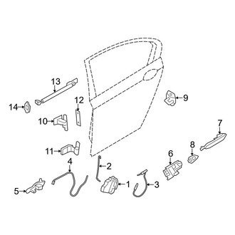 BMW OE - Rear Door - Lock & Hardware