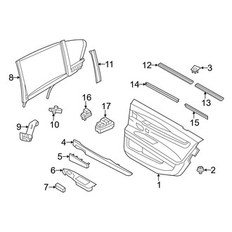 BMW OE - Rear Door - Interior Trim