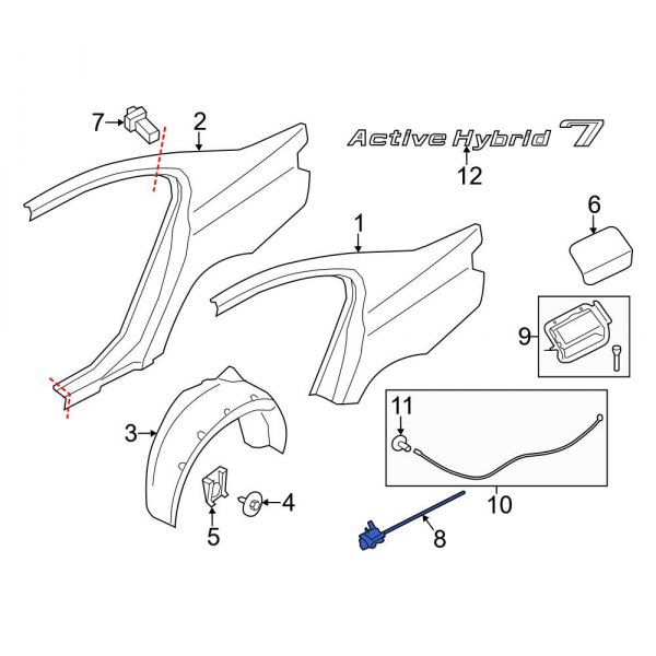 Fuel Filler Door Lock Actuator