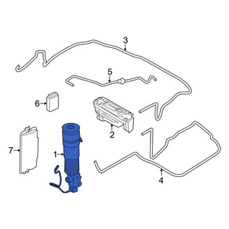 BMW OE - Rear Right Suspension Shock Absorber