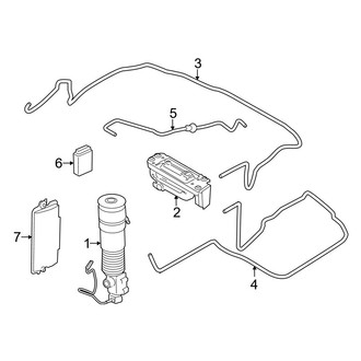 BMW OE - Rear Suspension - Ride Control Components (Active Auto Leveling System)