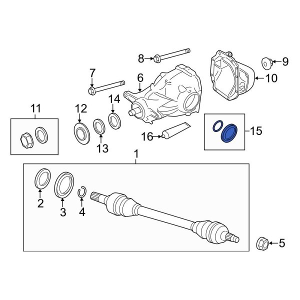 CV Axle Shaft Seal