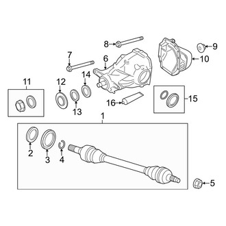 BMW OE - Rear Suspension - Axle & Differential