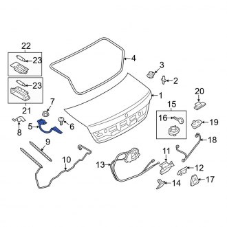 BMW 7-Series Trunk & Tailgate Hinges — CARID.com