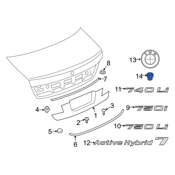 Deck Lid Grommet