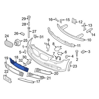 BMW OE - Front Lower Center Grille