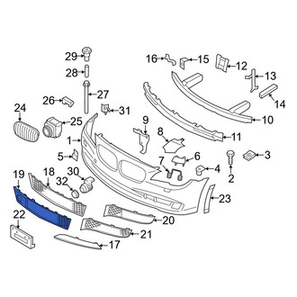 BMW OE - Front Lower Center Grille