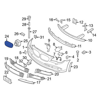 BMW OE - Front Right Lower Grille