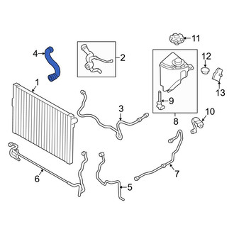 BMW OE - Upper Radiator Coolant Hose