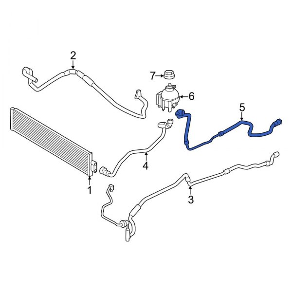 Drive Motor Inverter Radiator Hose