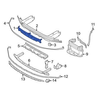 BMW OE - Front Bumper Impact Absorber