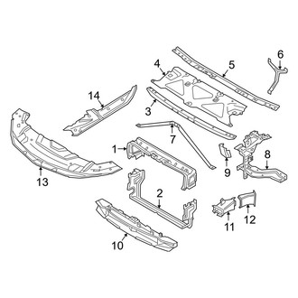 BMW OE - Radiator Support