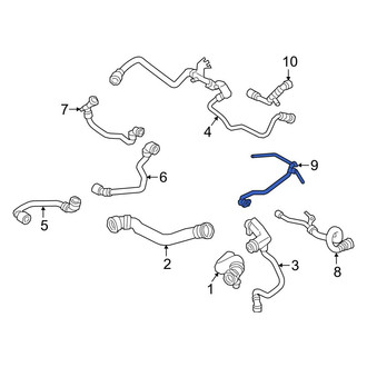 BMW OE - Engine Coolant Reservoir Hose