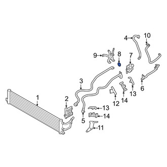 BMW OE - Automatic Transmission Oil Cooler Hose O-Ring