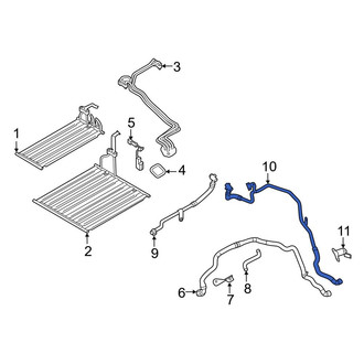 BMW OE - Drive Motor Inverter Coolant Line