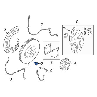 BMW OE - Disc Brake Rotor Set Screw
