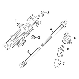BMW OE - Steering Column - Housing & Components