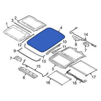 BMW OE - Sunroof Seal