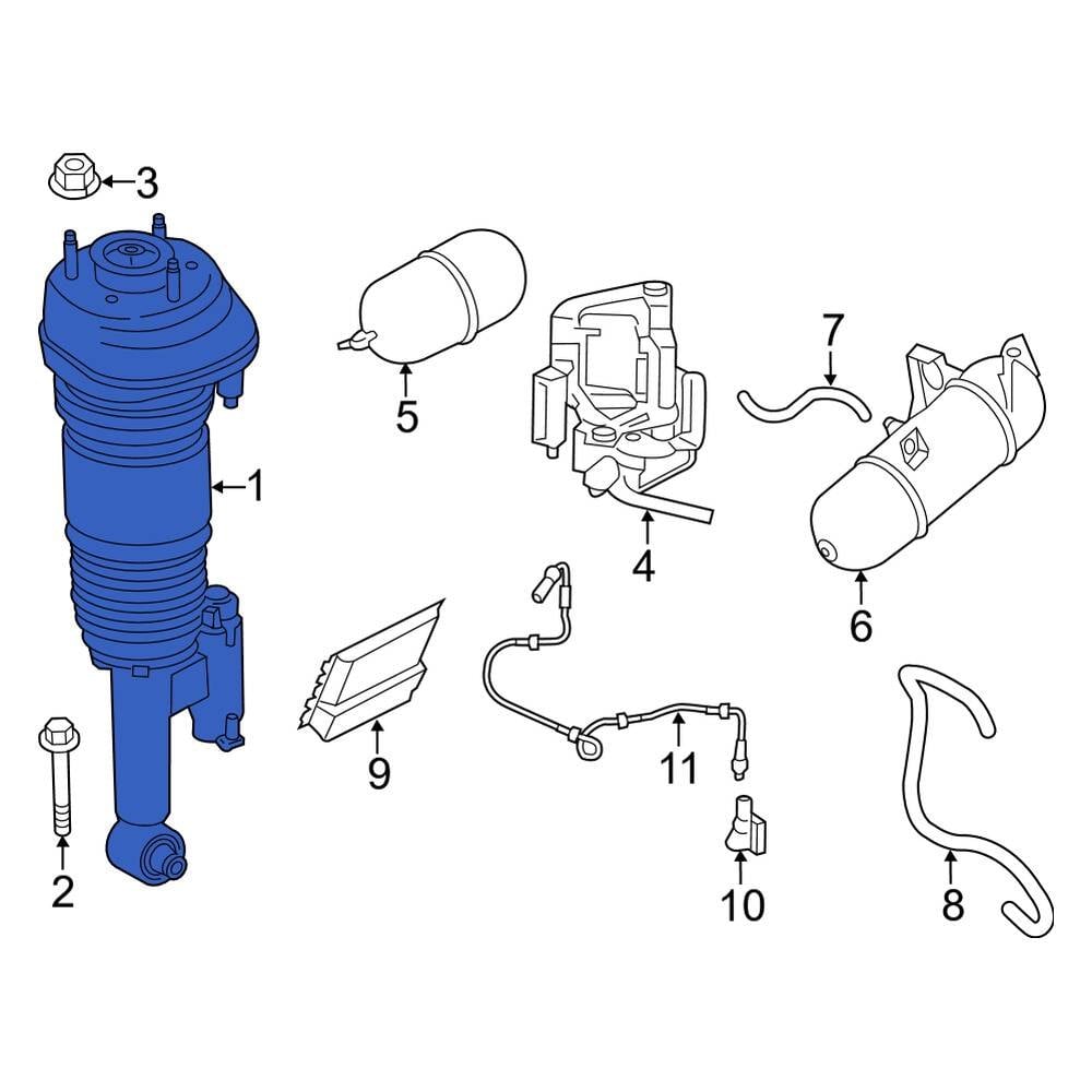 Bmw Oe Front Left Suspension Strut