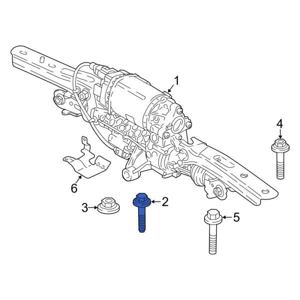 Power Steering Assist Motor Bolt