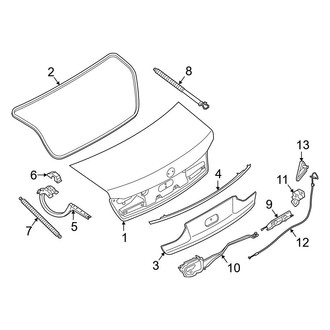 BMW OE - Trunk Lid - Lid & Components