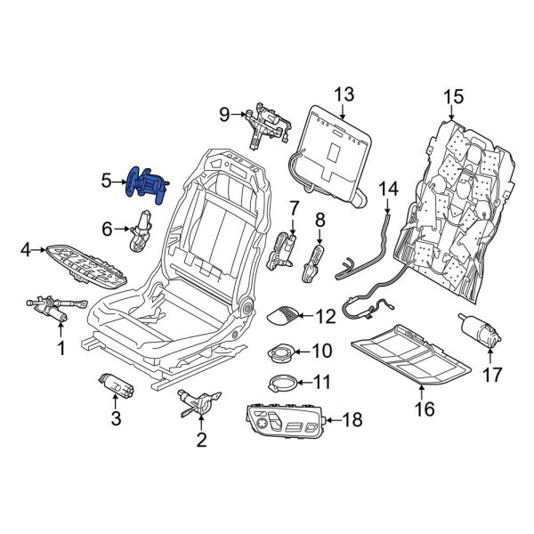 Seat Lumbar Motor