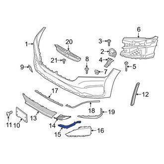 BMW OE - Front Left Lower Outer Grille