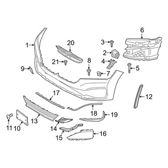 BMW OE - Front Bumper & Grille - Bumper & Components (W/O M Type Bumper Cover & Trim)