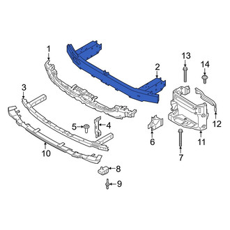 BMW OE - Front Upper Bumper Impact Bar