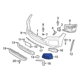 BMW OE - Front Left Lower Outer Grille