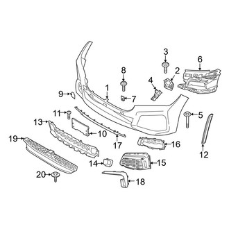 BMW OE - Front Bumper & Grille - Bumper & Components (With M Type, Bumper Cover & Trim)