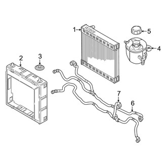 BMW OE - Cooling - Radiator & Components (Auxiliary), (Base)