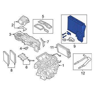 BMW OE - A/C Evaporator Core