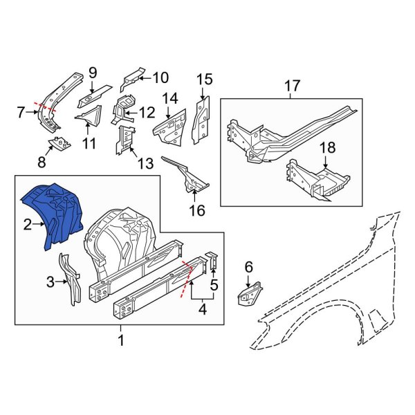 Suspension Strut Tower