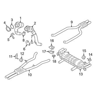 BMW OE - Exhaust System - Exhaust Components
