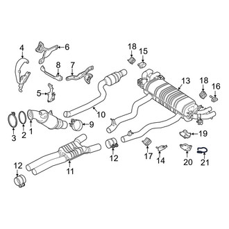 BMW OE - Exhaust Control Valve Actuator Bracket