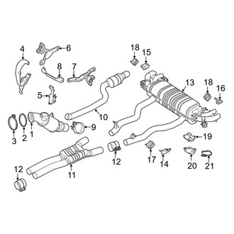 BMW OE - Exhaust System - Exhaust Components